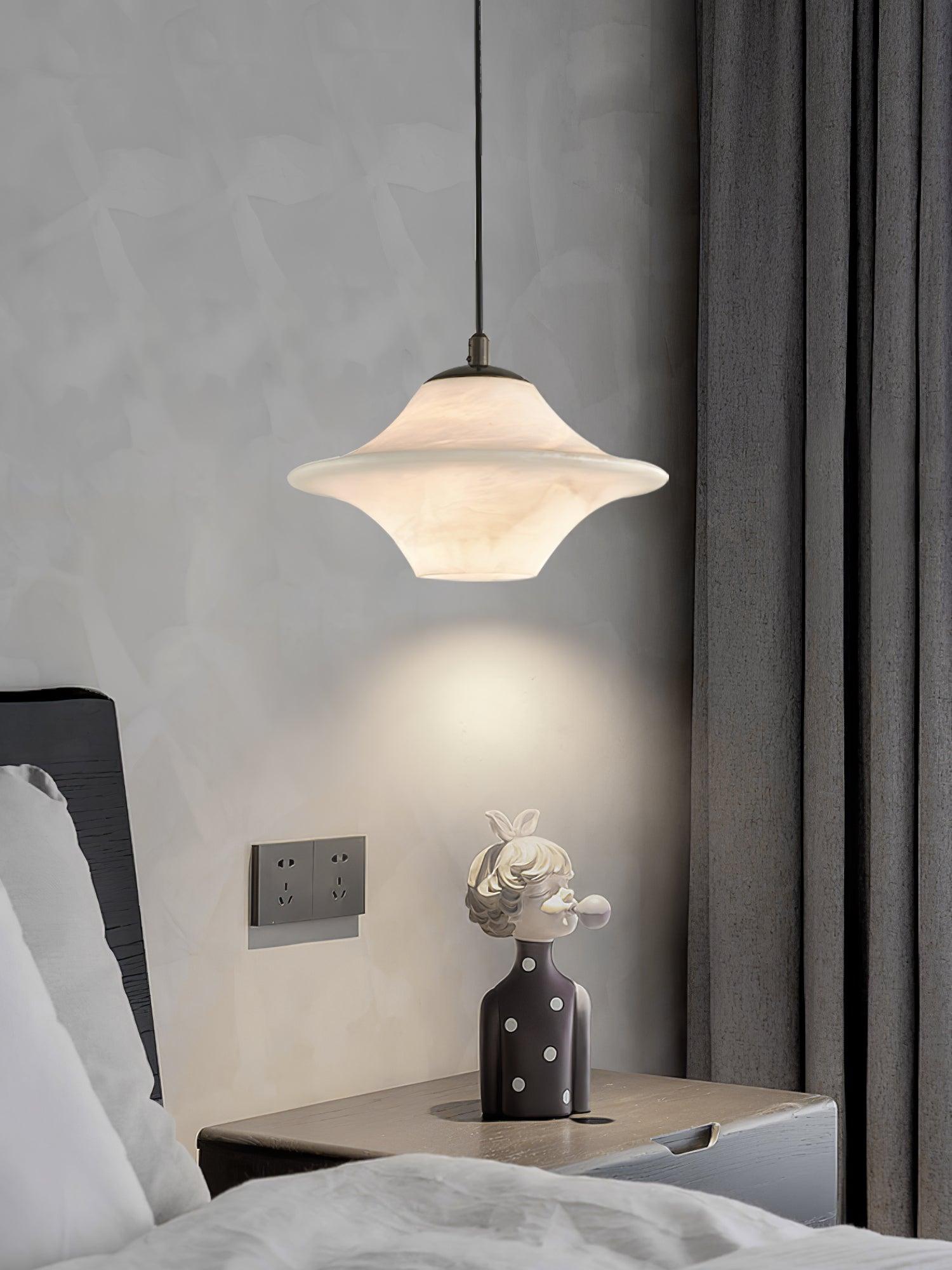 Elvina Suspension Moderne en Albâtre - Neutralighting