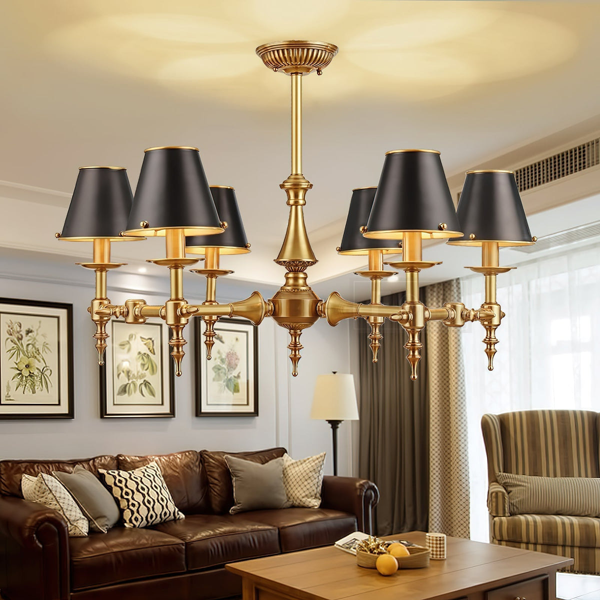 Comarion Lustre Métallique Traditionnel Vintage - Neutralighting