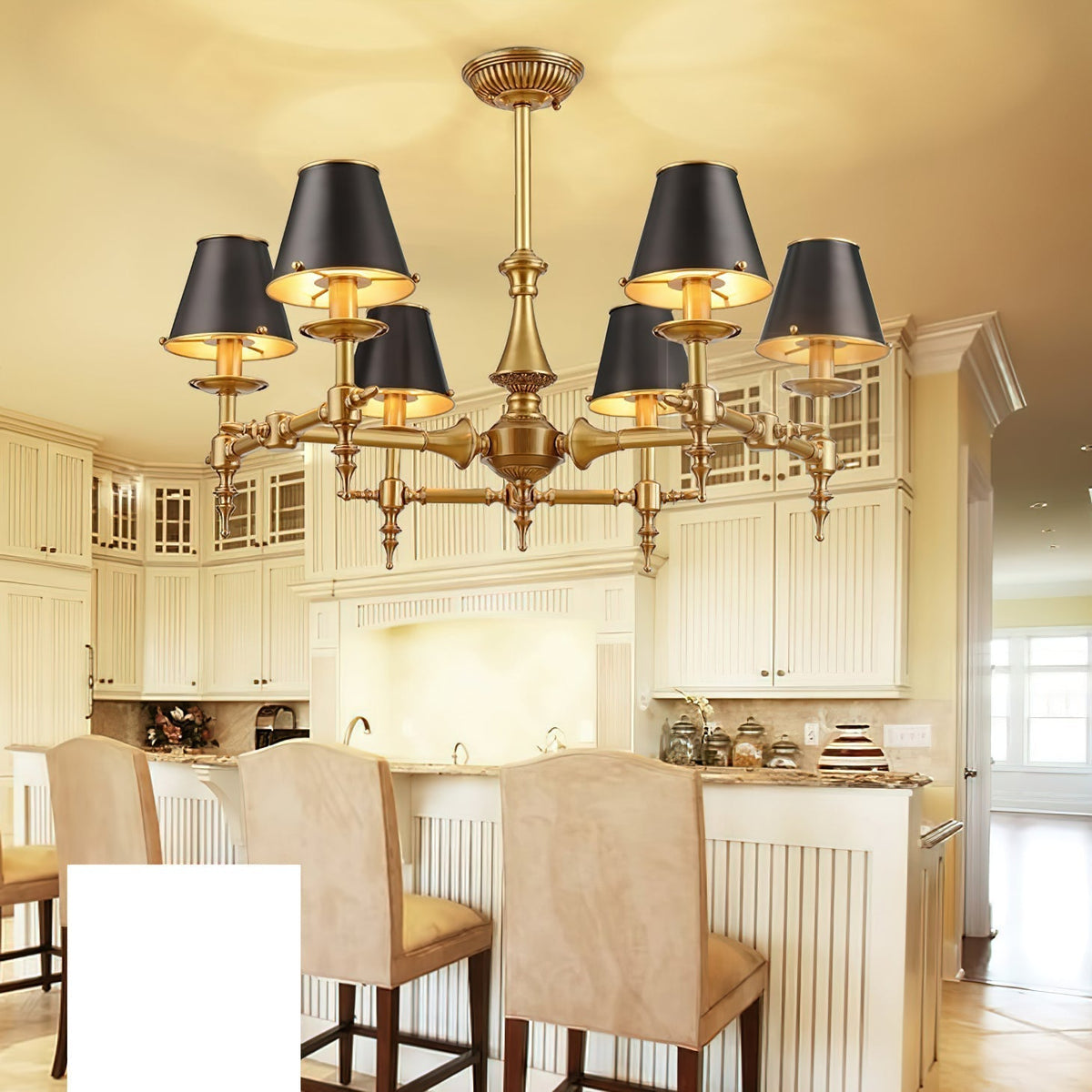 Comarion Lustre Métallique Traditionnel Vintage - Neutralighting