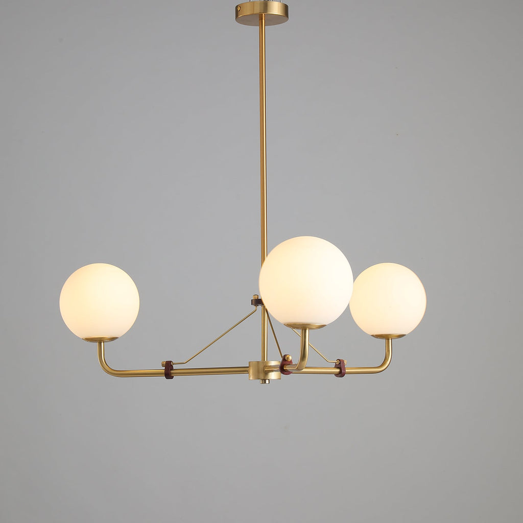 Lustra Chandelier Laiton Globe Savanna Élégant - Neutralighting