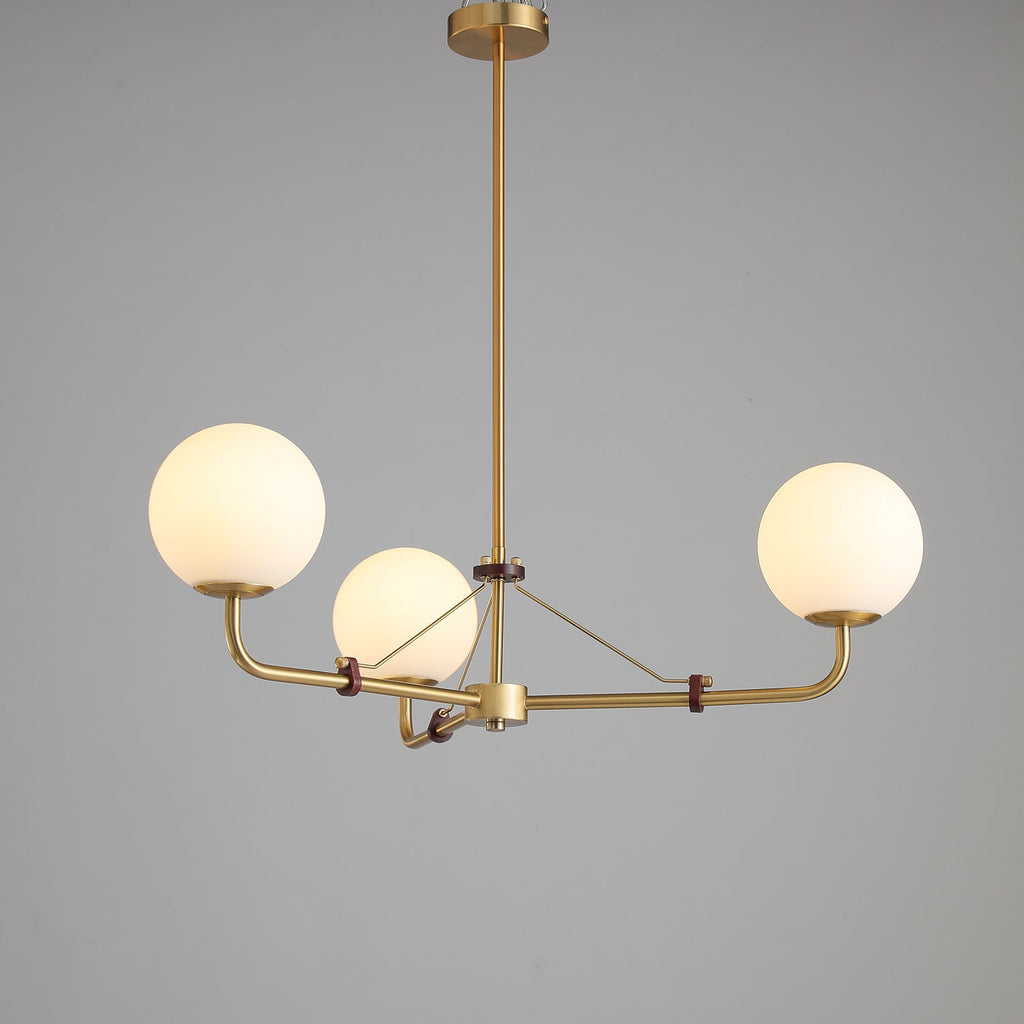 Lustra Chandelier Laiton Globe Savanna Élégant - Neutralighting