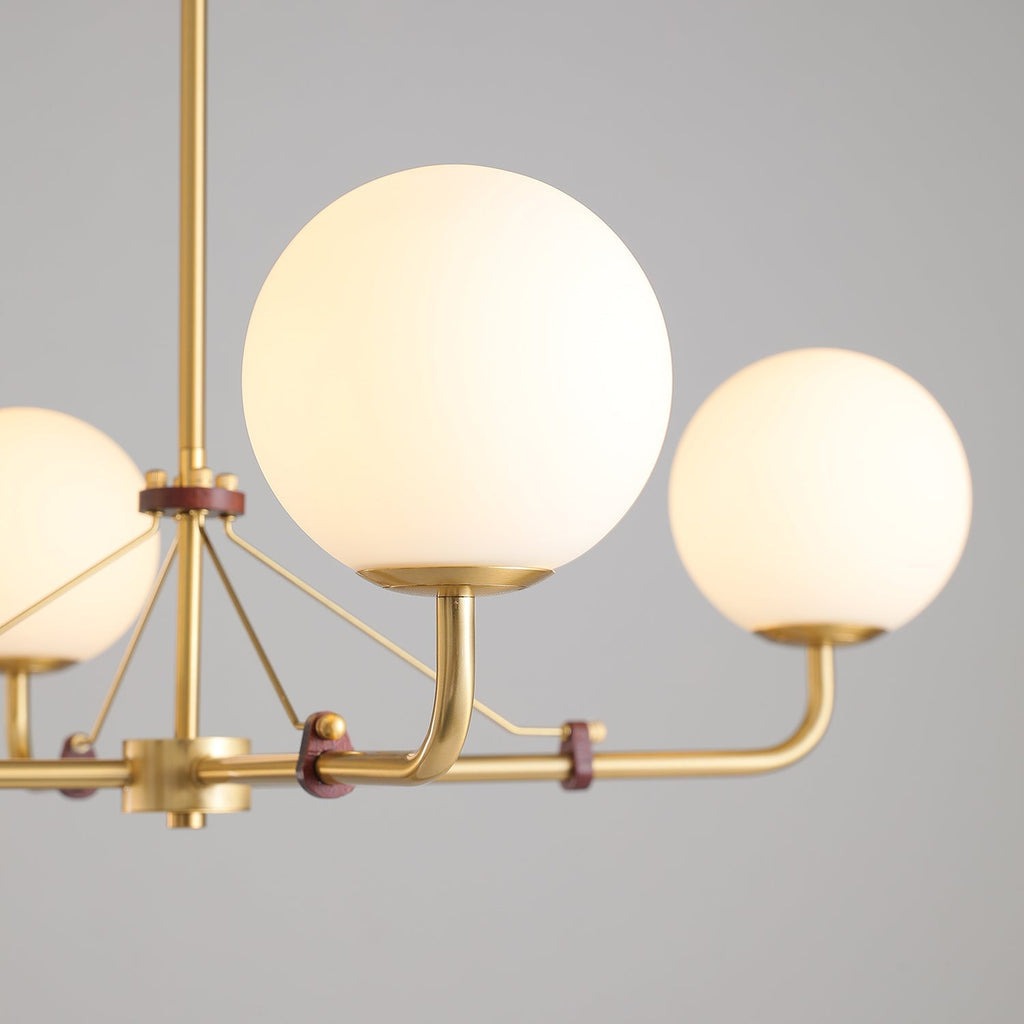 Lustra Chandelier Laiton Globe Savanna Élégant - Neutralighting