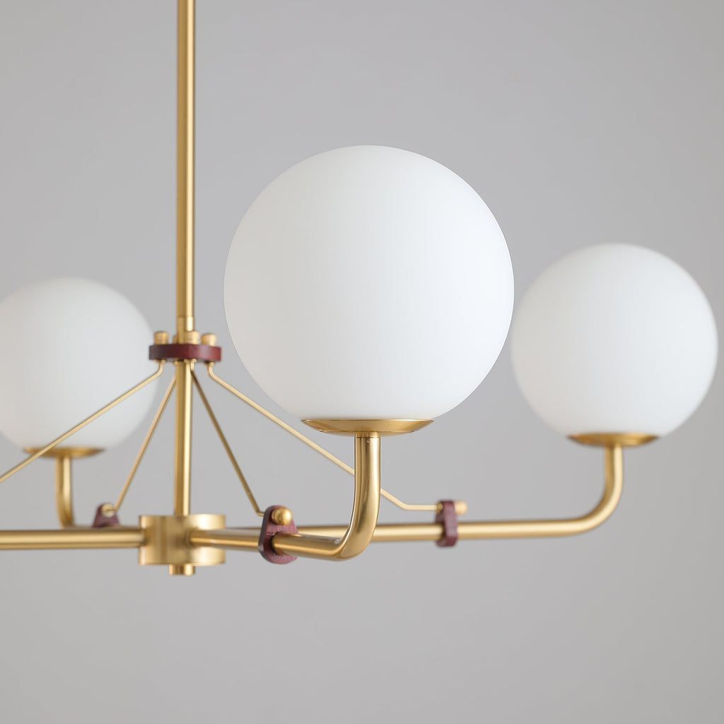 Lustra Chandelier Laiton Globe Savanna Élégant - Neutralighting