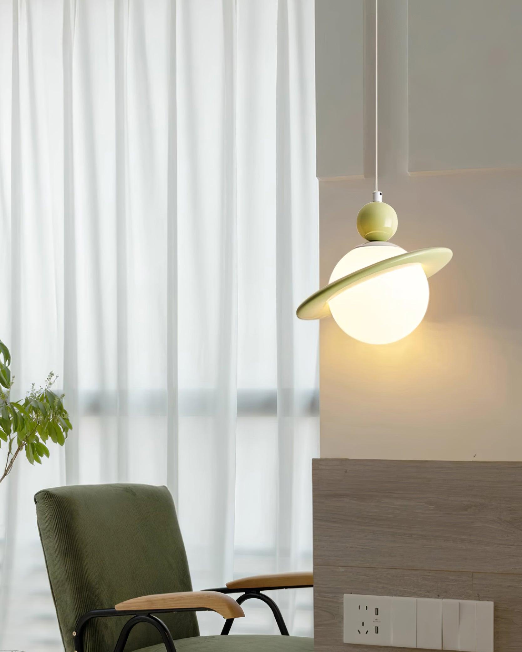 Savie Lampe Suspendue Disque Ajustable Céleste - Neutralighting