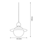 Savie Lampe Suspendue Disque Ajustable Céleste - Neutralighting
