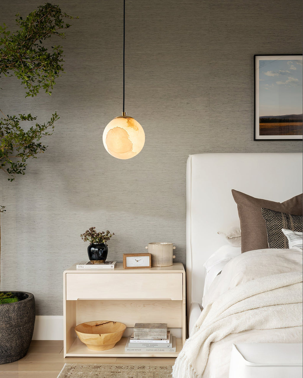 Uphaara Suspension en Albâtre Moderne Minimaliste - Neutralighting