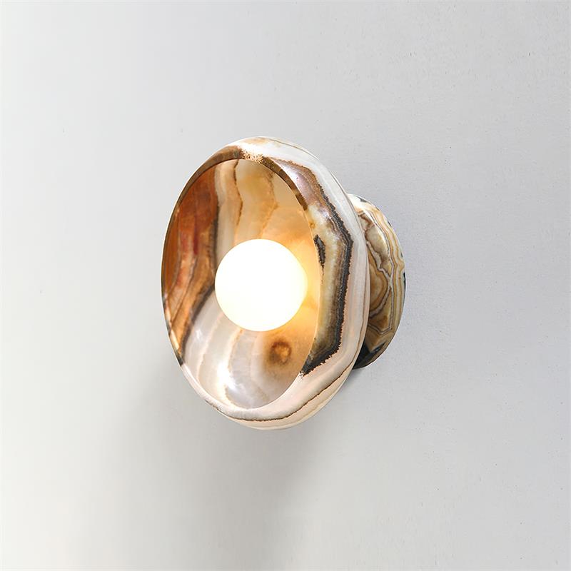 Onvix Applique murale en onyx naturel - Neutralighting