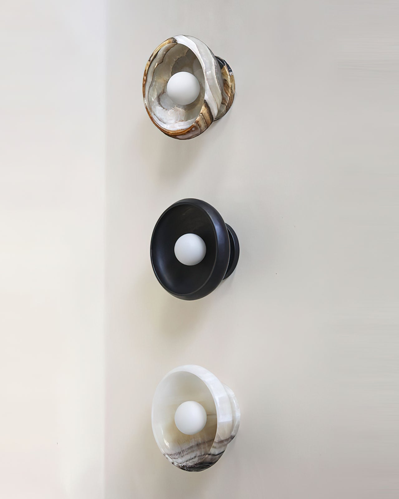 Onvix Applique murale en onyx naturel - Neutralighting