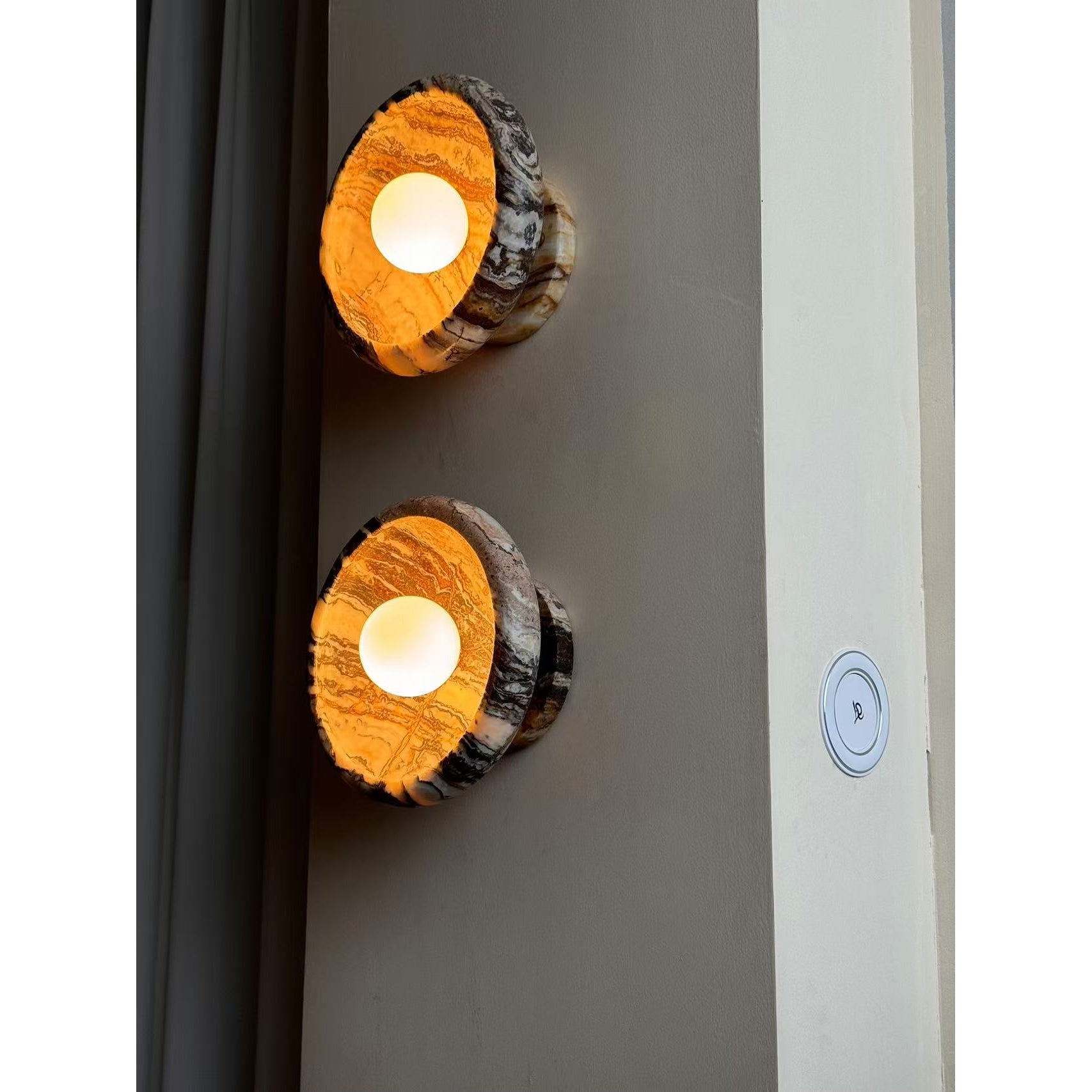 Piedra Applique Murale Marbre Verre Minimaliste - Neutralighting