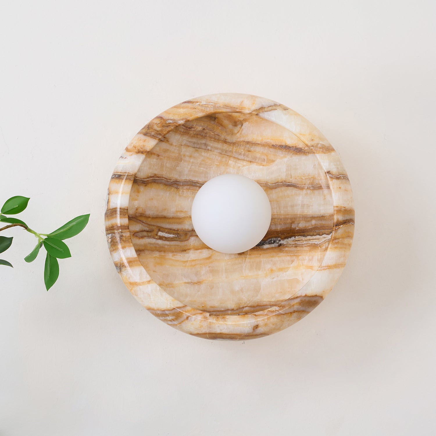 Onvix Applique murale en onyx naturel - Neutralighting