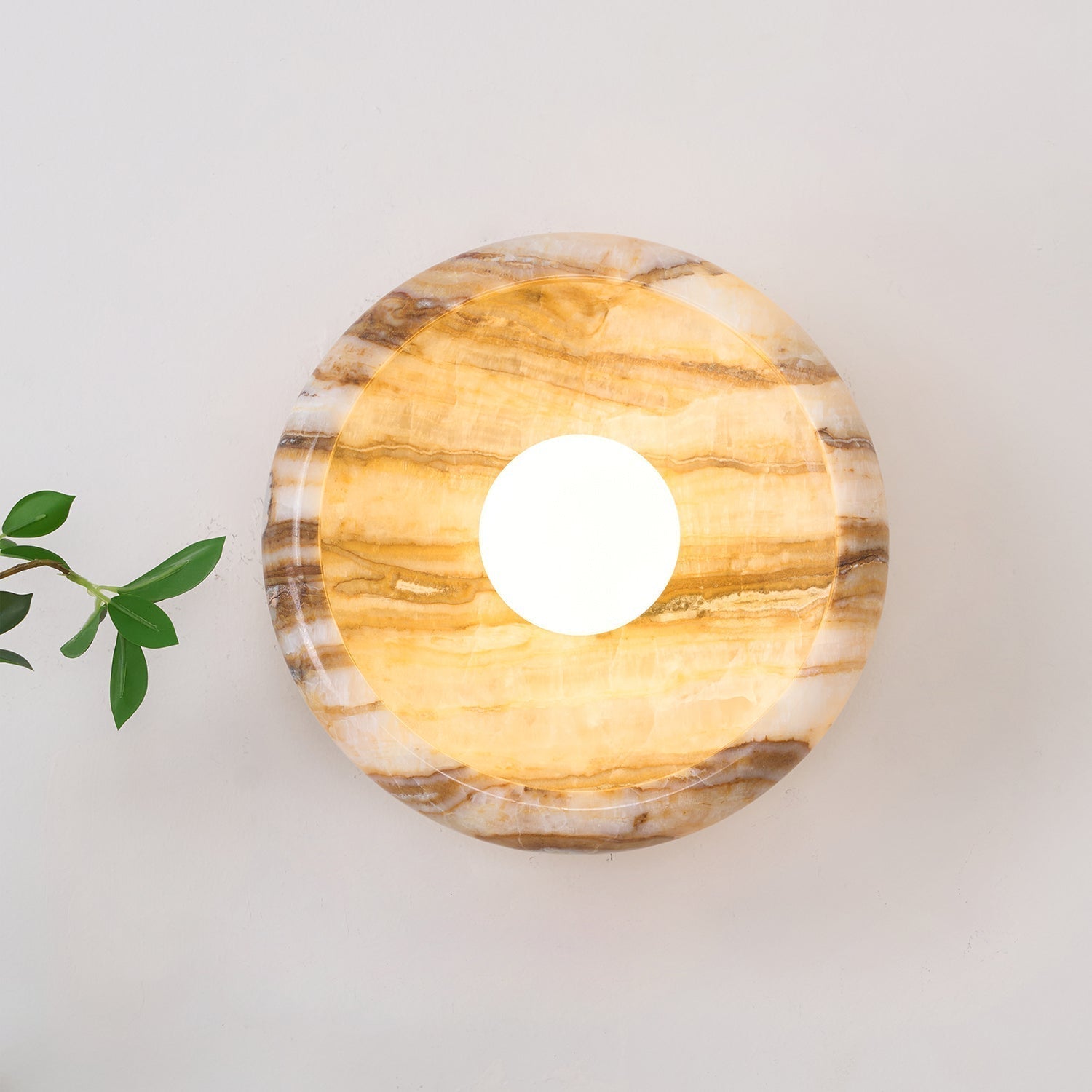 Onvix Applique murale en onyx naturel - Neutralighting