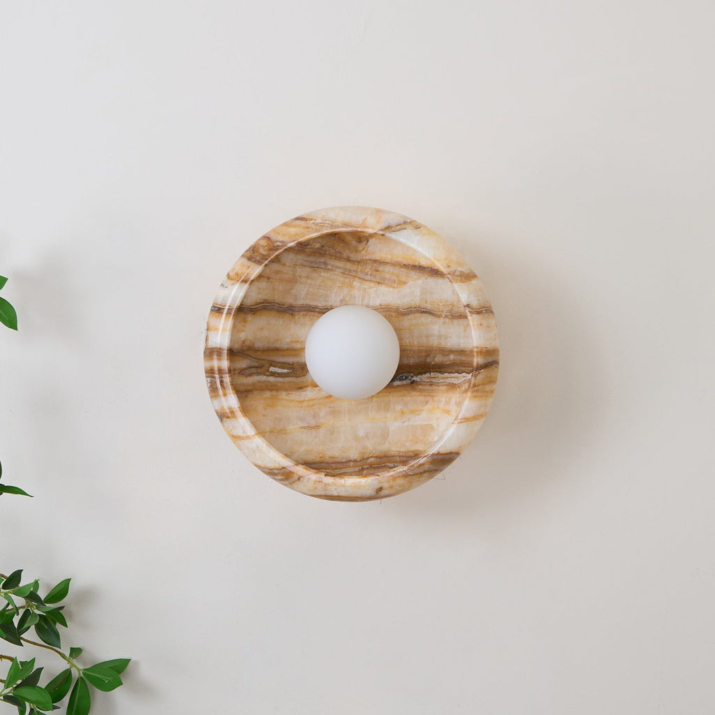 Onvix Applique murale en onyx naturel - Neutralighting
