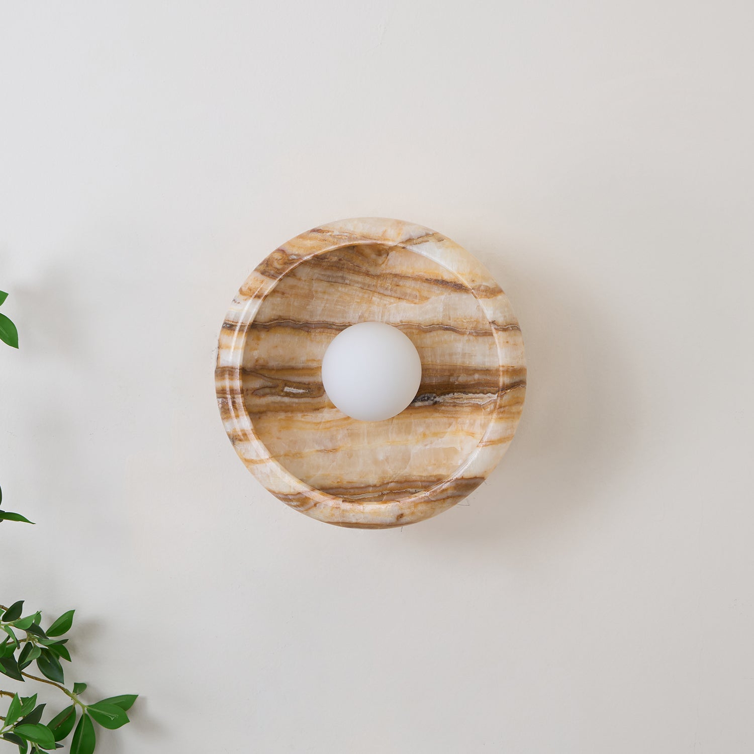 Onvix Applique murale en onyx naturel - Neutralighting