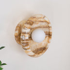 Onvix Applique murale en onyx naturel - Neutralighting