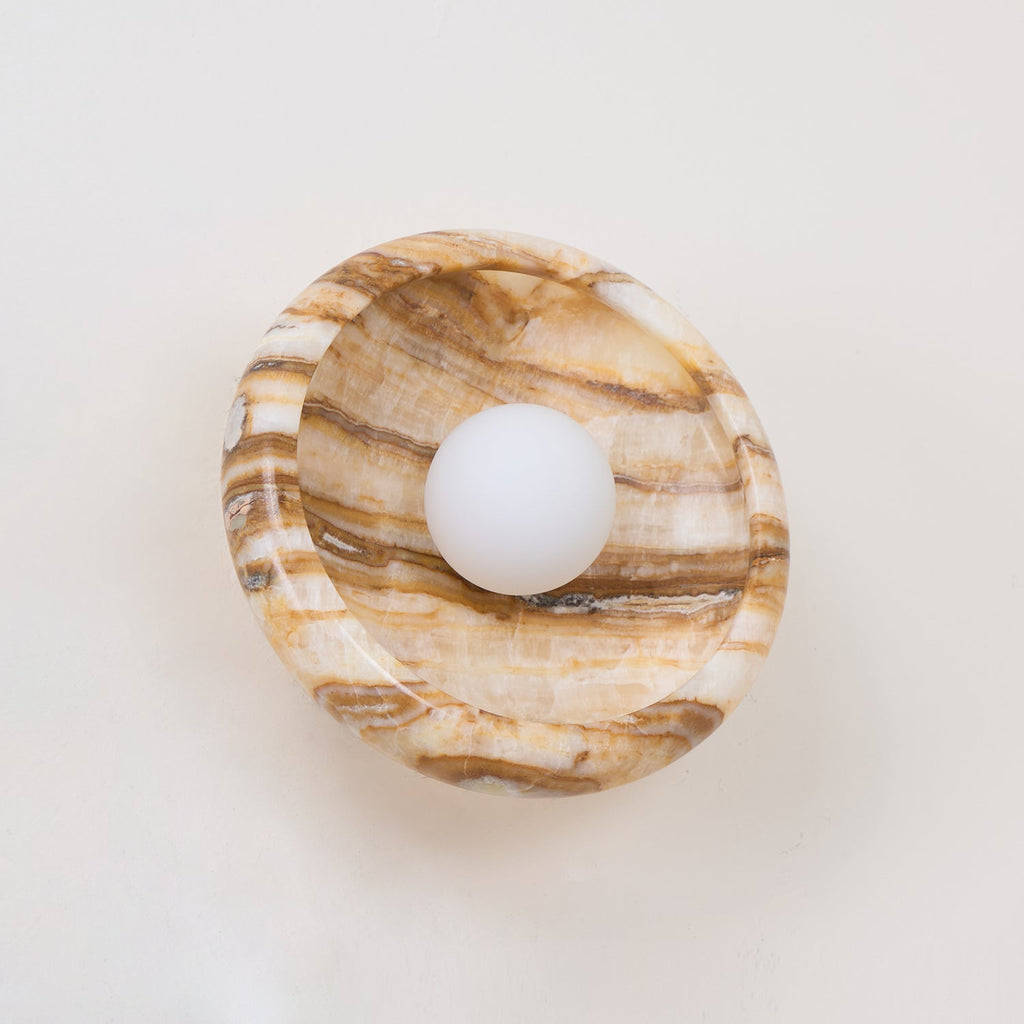 Onvix Applique murale en onyx naturel - Neutralighting