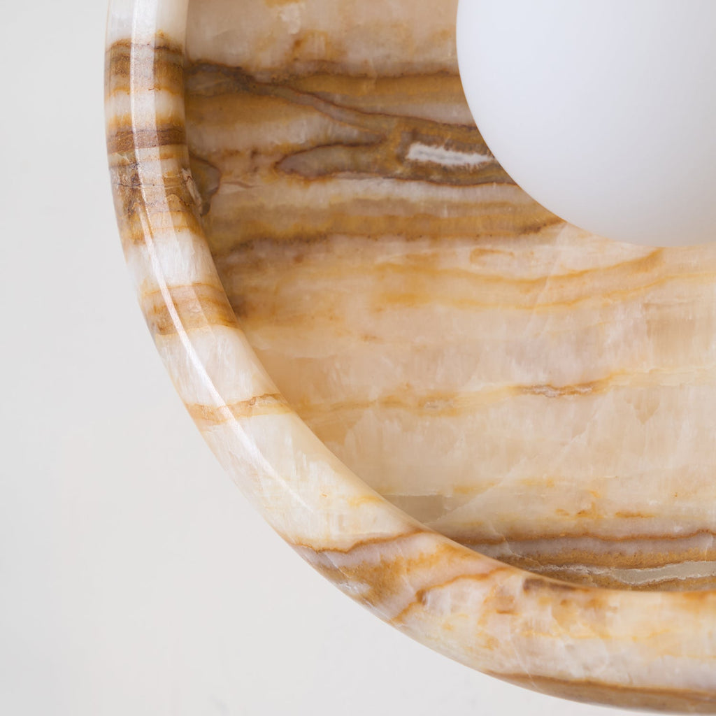 Onvix Applique murale en onyx naturel - Neutralighting