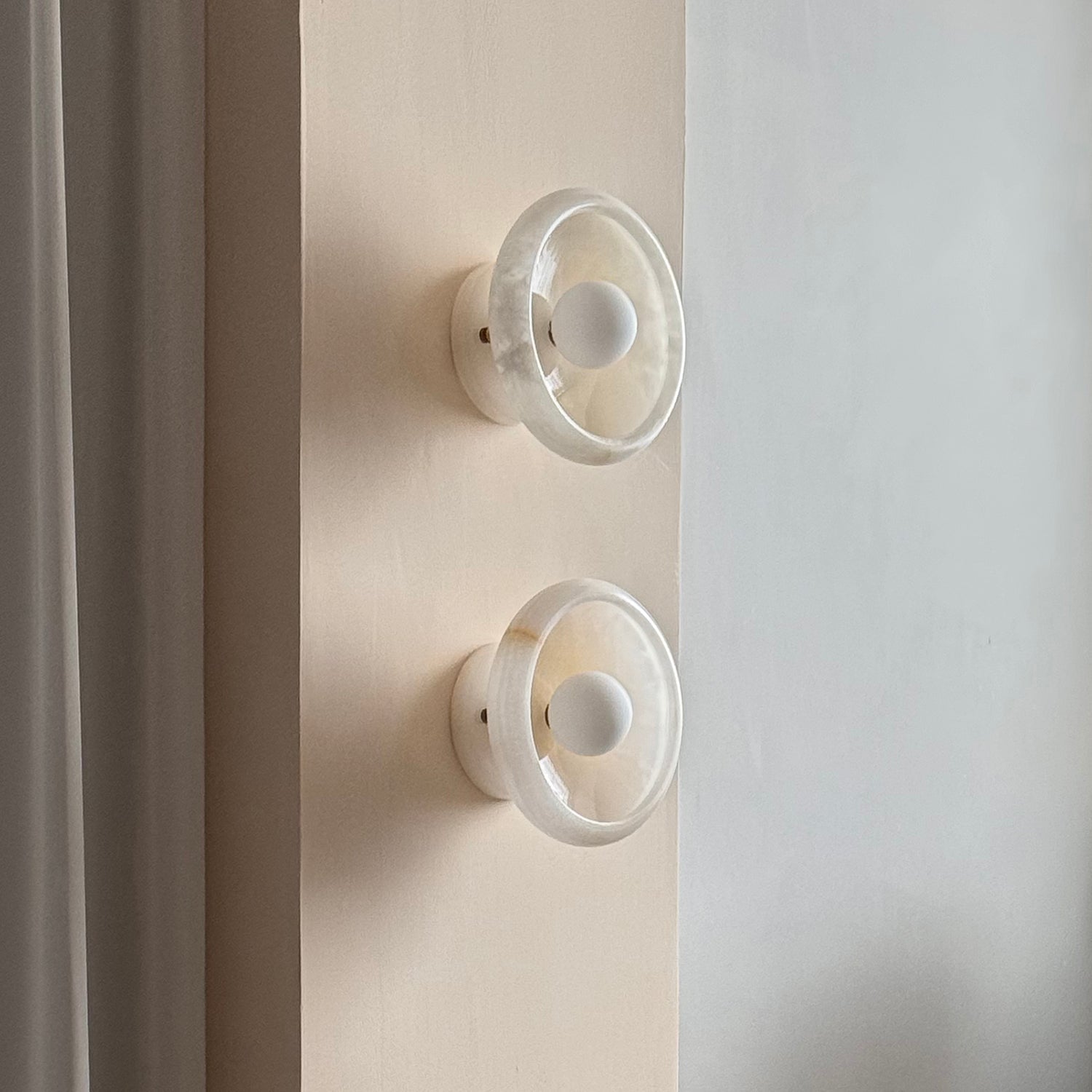 Onvix Applique murale en onyx naturel - Neutralighting