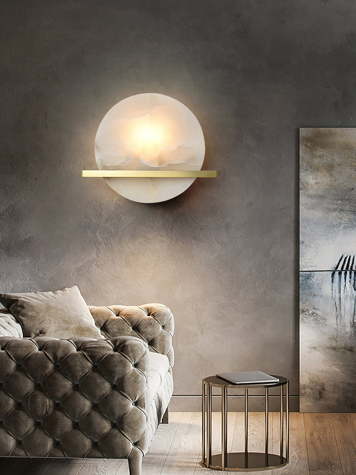 Vatalisra Applique Murale en Albâtre Moderne Minimaliste - Neutralighting