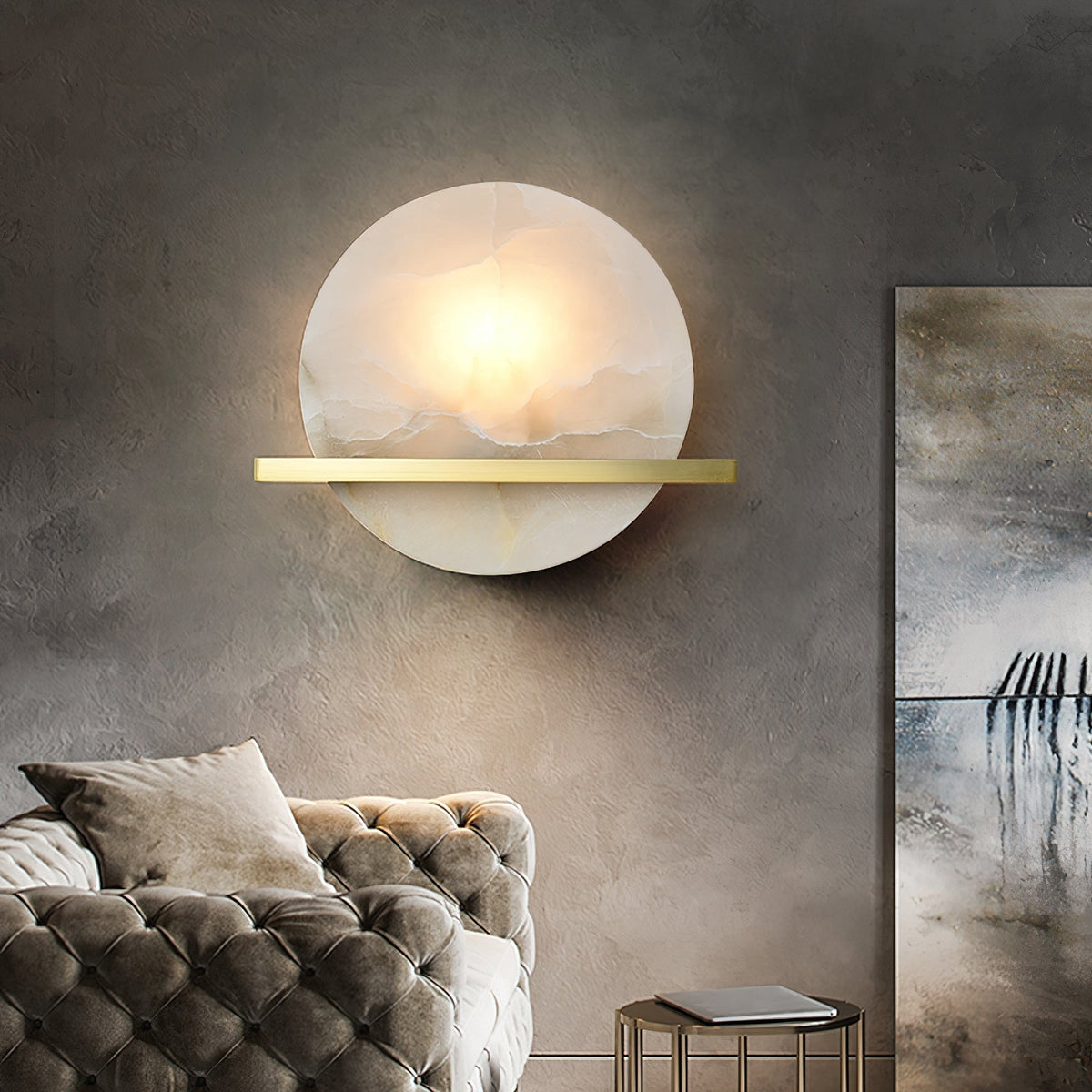 Vatalisra Applique Murale en Albâtre Moderne Minimaliste - Neutralighting