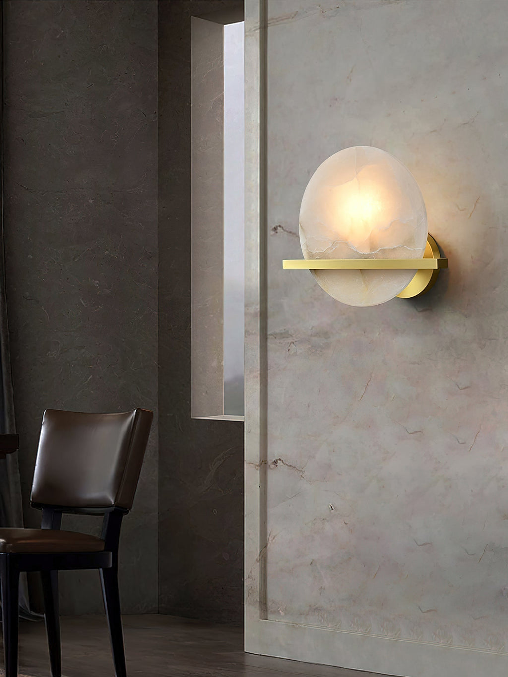 Vatalisra Applique Murale en Albâtre Moderne Minimaliste - Neutralighting