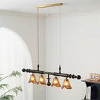 Savoy Lustre Abat-jours en Verre Texturés Cadre Noir - Neutralighting