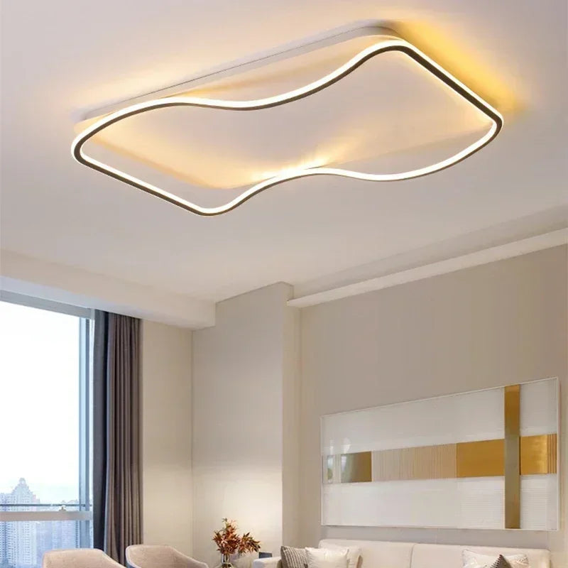 Plafonnier moderne à leds pour éclairage intérieur décoratif Tiphaine Esquisse - Une Note Actuelle dans le Décor