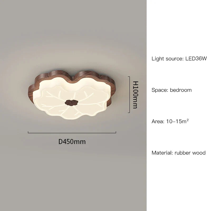 Lustre — Moderne en imitation bois design créatif éclairage intérieur