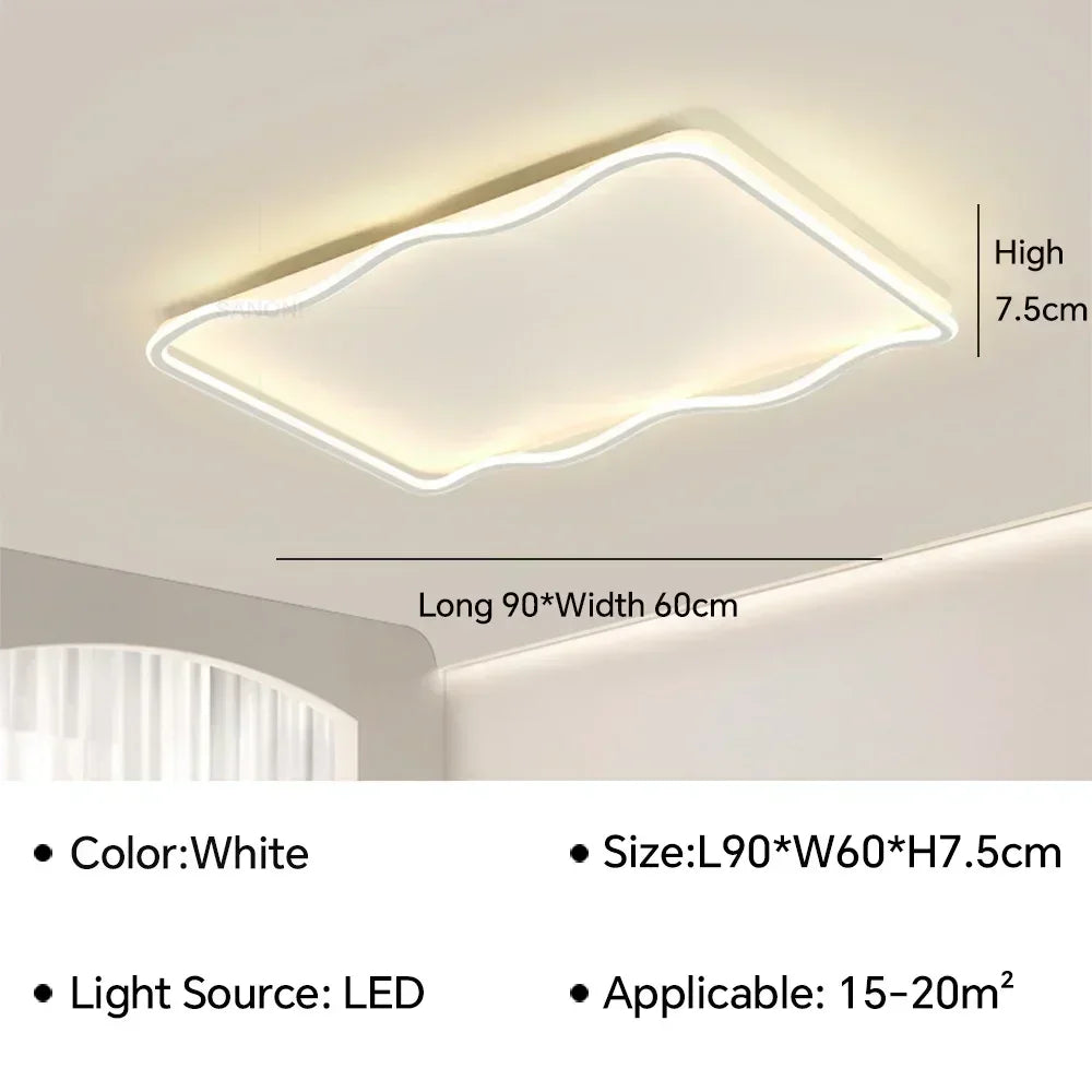 Plafonnier moderne à leds pour éclairage intérieur décoratif Tiphaine Esquisse - Une Note Actuelle dans le Décor