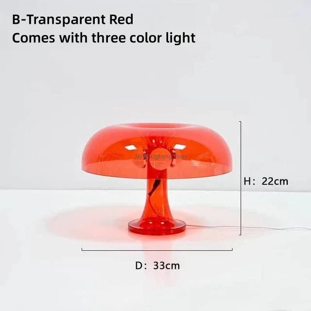 lampe à poser led design champignon style minimaliste pour décoration