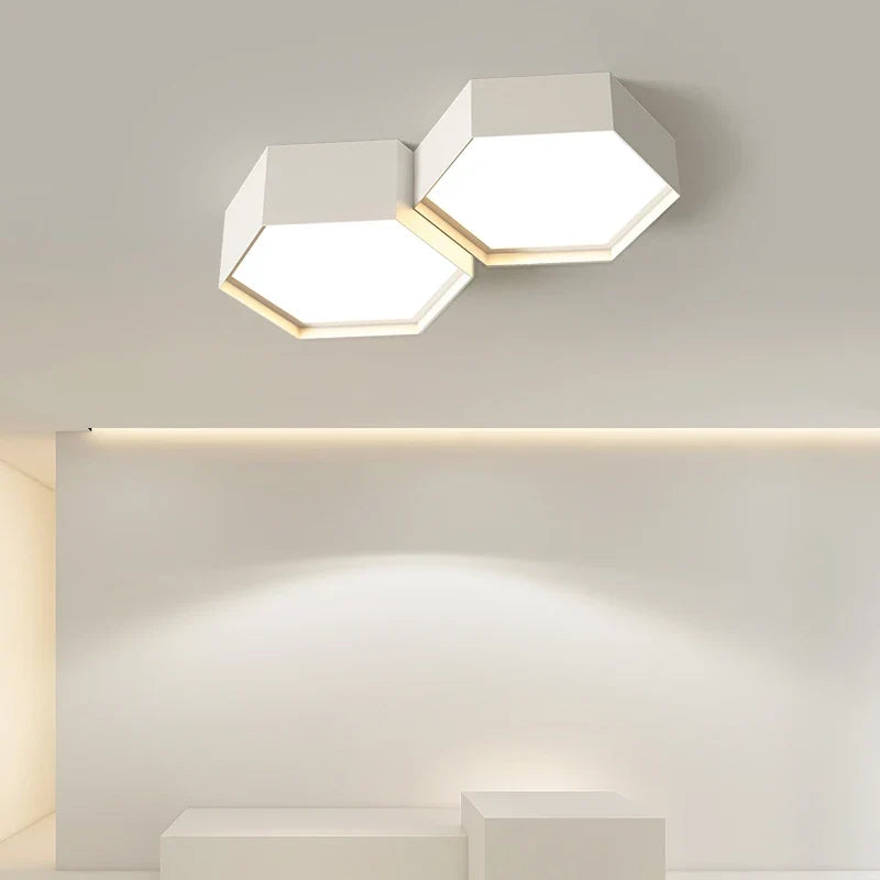 Plafonnier modernes simples créatifs minimalistes Évrard Sérénade en Aluminium - Simplicité & Caractère au Quotidien