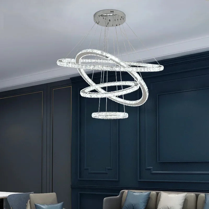 Lustre — En cristal winfordo pour hall d'exposition