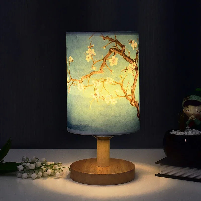 Lampe à poser — Japonaise en Tissu