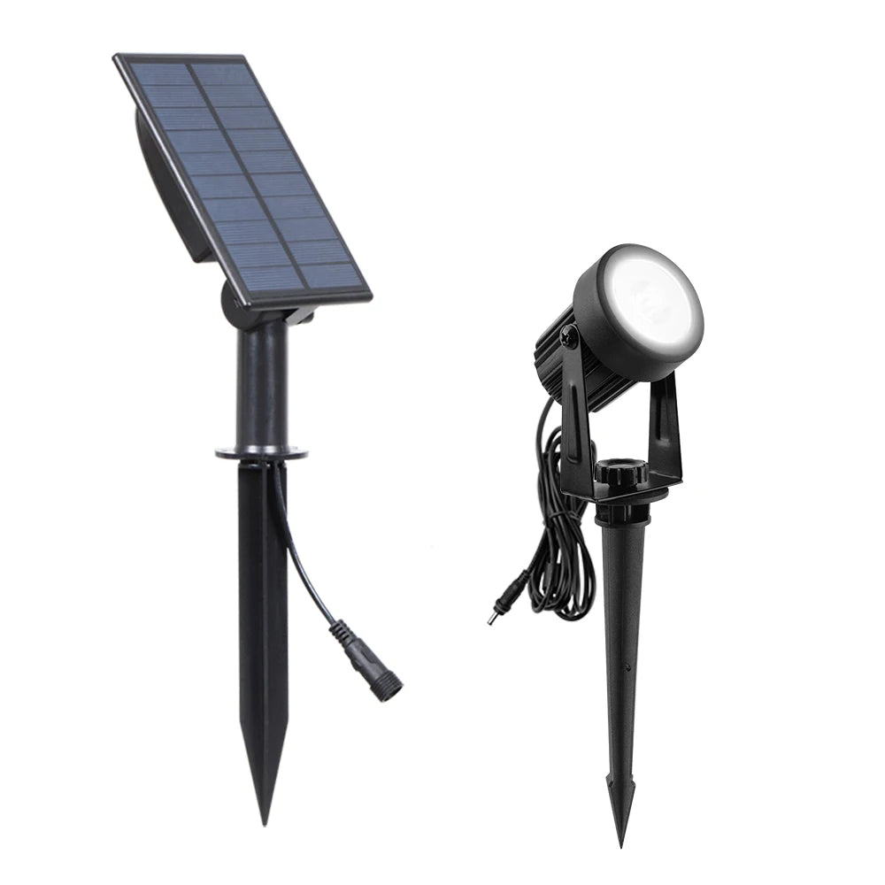 Spot solaire LED de jardin, RVB ou blanc, IP65 – Solerive