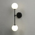 Applique murale — Post-modernes LED applique murale en verre Simple doré avec ampoule G9 nordique créative chambre salon allée lampe de chevet