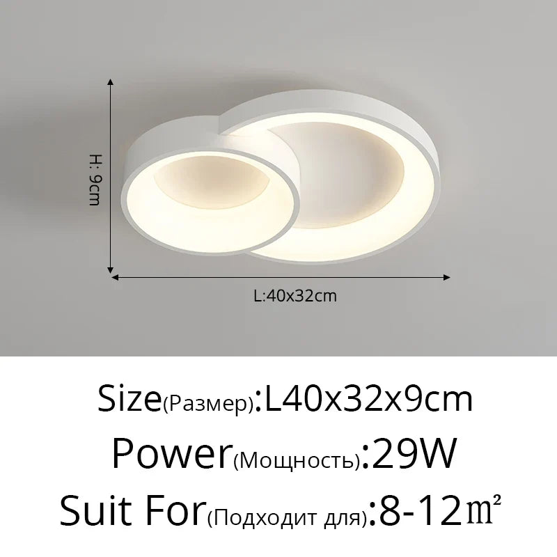 lampe led minimaliste moderne en forme de nuage