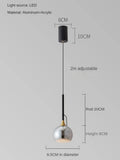 lampe de chevet magnétique moderne et minimaliste réglable