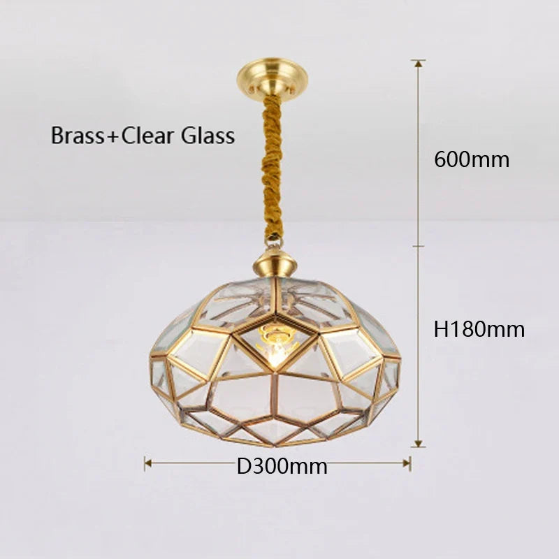 Plafonnier en cuivre style américain moderne pour intérieur créatif et simple Auguste Rondeau - Reflets Chaleureux & Décor Raffiné