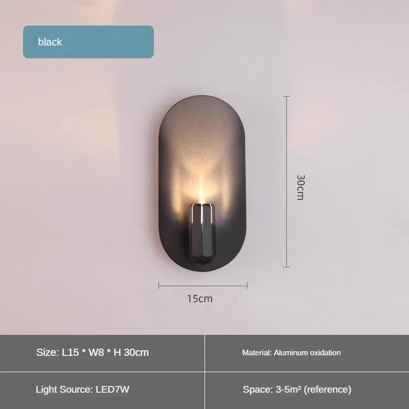 Applique murale — LED en aluminium pour intérieur créatif et moderne