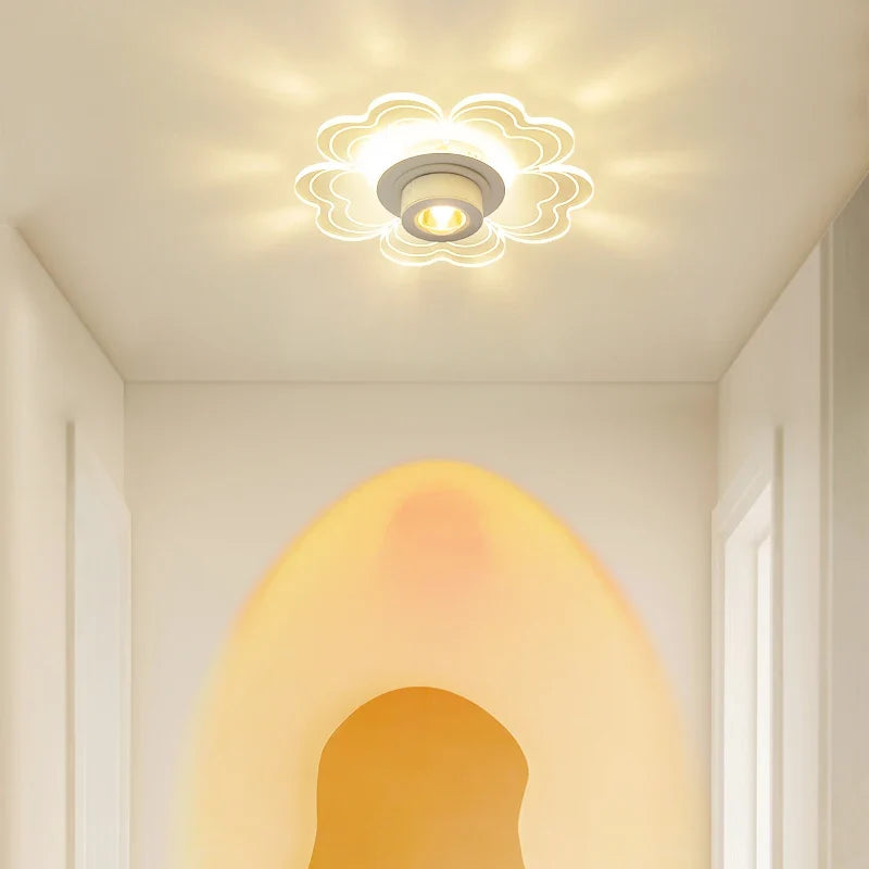 Plafonnier — Encastré LED nordique simple avec spots