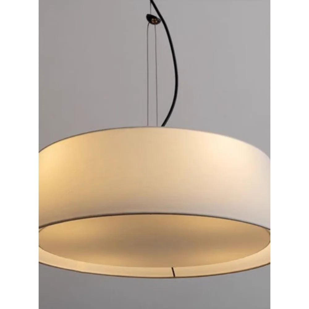 Lustre lin moderne minimaliste chinois suspension japonais wabi-sabi – Orélian Épure