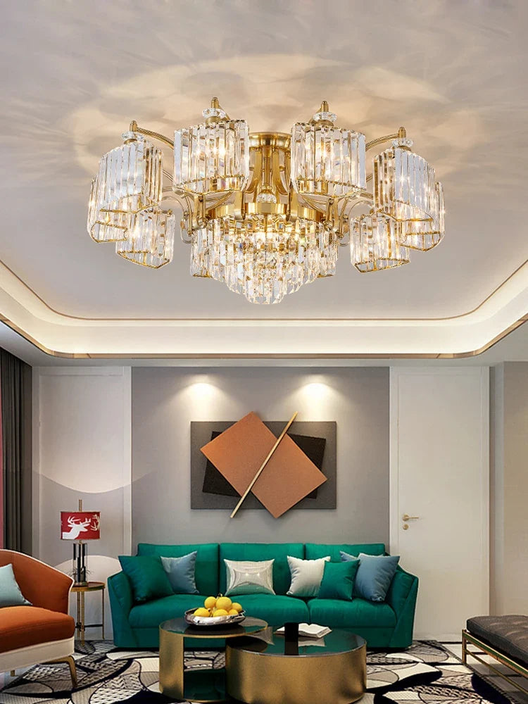 Lustre — Rond à LED intensité variable luxe 2022