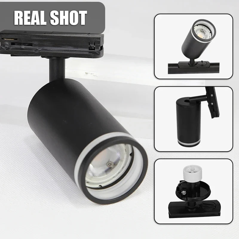 Spot — LED sur rail pour magasin et décoration intérieure