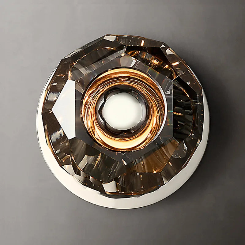 Plafonnier nordique en cristal pour décoration intérieure élégante Éden Essor - Reflets Étincelants & Décor Élégant