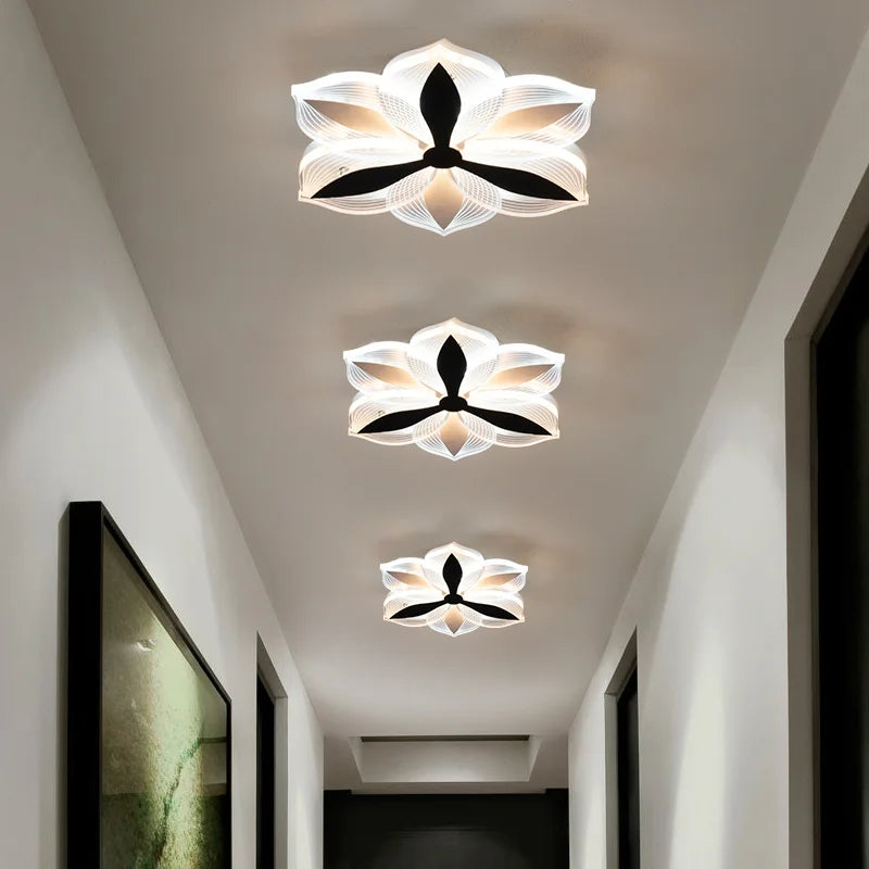Plafonnier led moderne en acrylique pour décoration intérieure Ninon Confluence - Une Note Actuelle dans le Décor