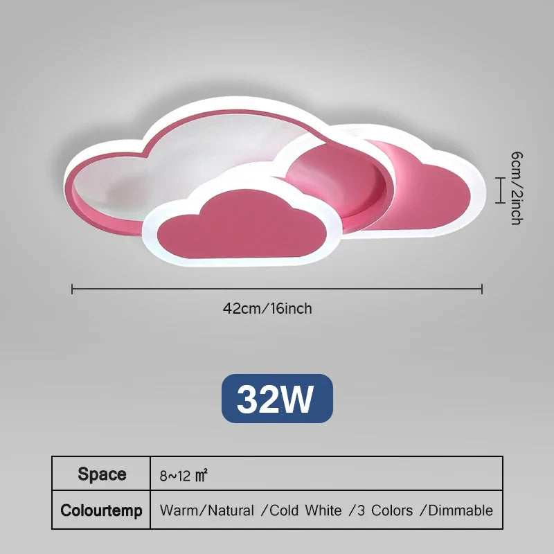 Plafonnier led ultra minces creative clouds pour diverses pièces Apolline Accord en Aluminium - Lignes Dessinées & Décor Raffiné