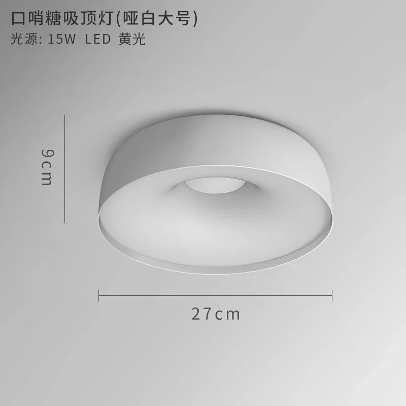 Plafonnier nordique led pour éclairage intérieur moderne Marcel Rivage - Simplicité du Design & Décor Raffiné