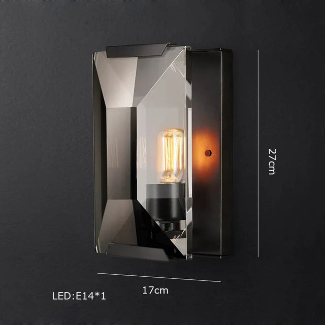 Suspension — Moderne en cristal k9 suspension rectangulaire grande taille