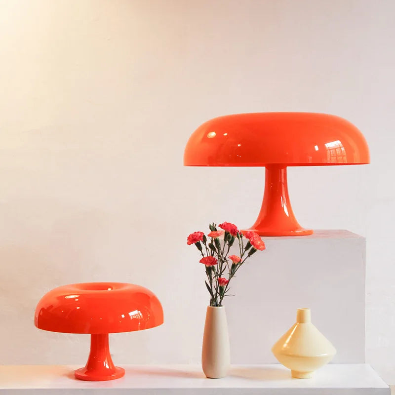 lampe à poser led design champignon style minimaliste pour décoration