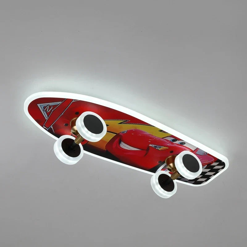 Plafonnier créatif nordique skateboard pour chambre d'enfant moderne Lisandre Essor - Esprit Épuré & Harmonie Intérieure