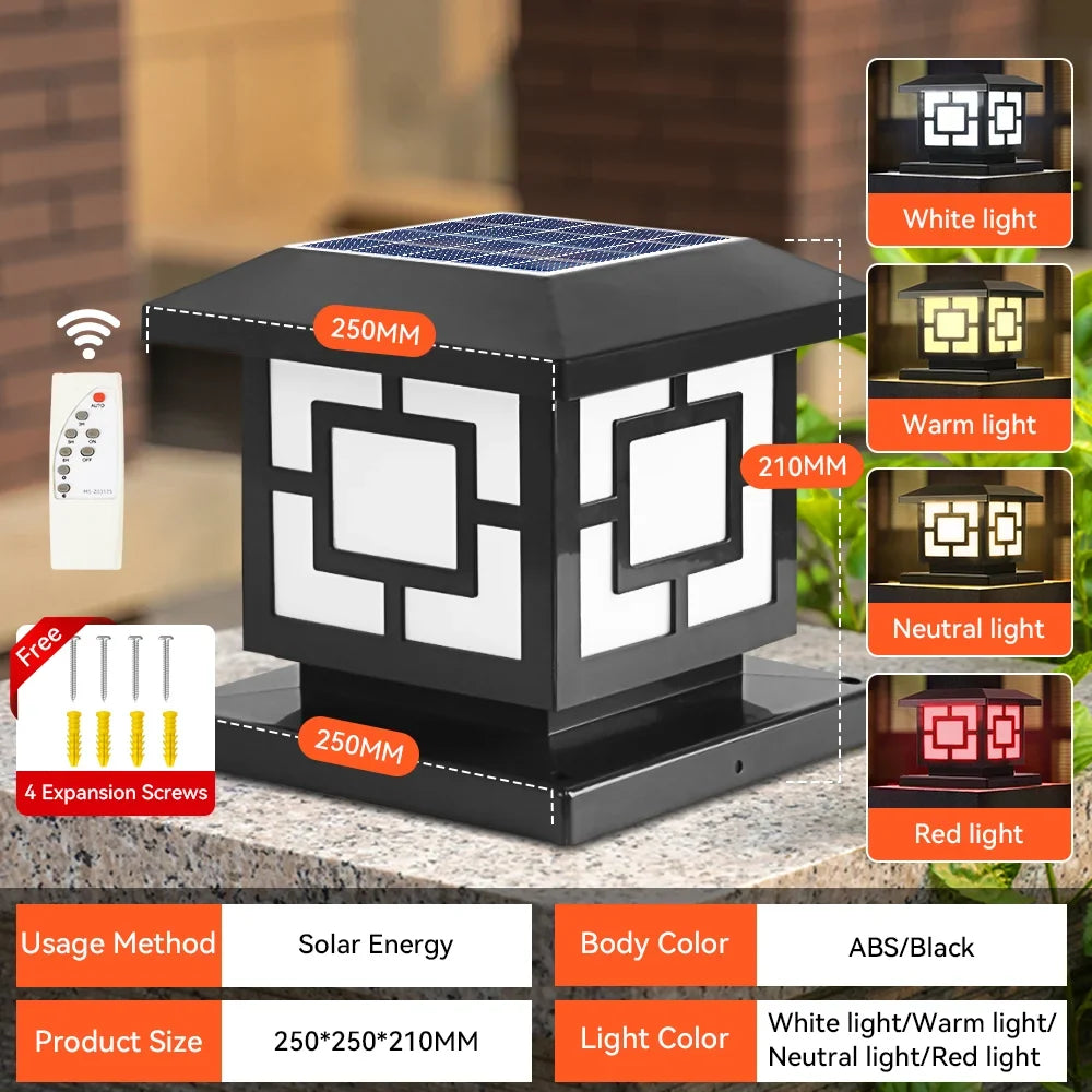 lampes solaires led vintage pour jardin et cour